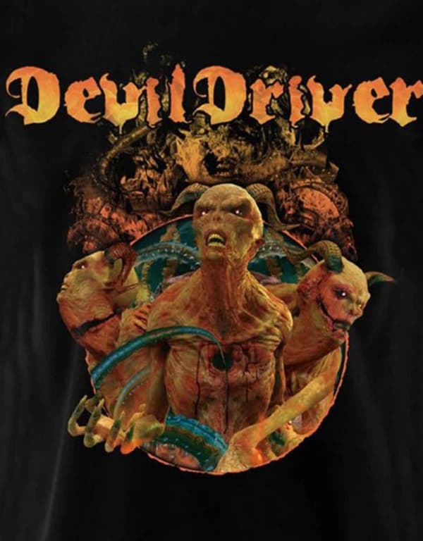 DevilDriver T Shirt Keep Away from Me Band Logo Official Mens Black