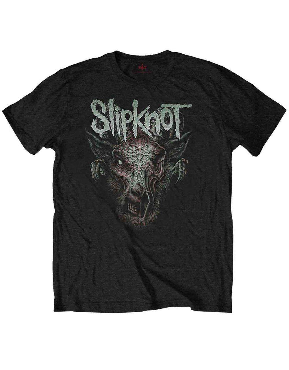 Slipknot Kids T Shirt Infected Goat Band Logo Official Black Ages 1-12 yrs