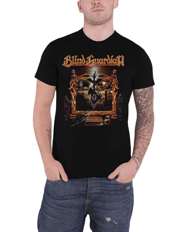 Blind Guardian T Shirt Imaginations From The Other Side Official Mens Black Black M