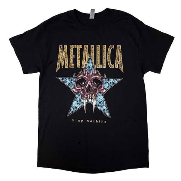 Metallica T Shirt King Nothing Band Logo Official Mens Black