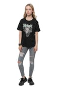 Miniatyrbild 2 av 4: Slipknot Kids T Shirt Infected Goat Band Logo Official Black Ages 1-12 yrs