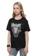 Miniatyrbild 1 av 4: Slipknot Kids T Shirt Infected Goat Band Logo Official Black Ages 1-12 yrs