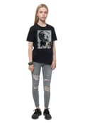 Miniatyrbild 2 av 4: Tupac Kids T Shirt LA Skyline Portrait Logo Official Black Ages 1-14 yrs