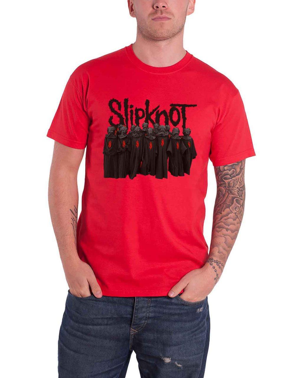 Slipknot T Shirt We are not your Kind Choir Band Logo Official Mens Red
