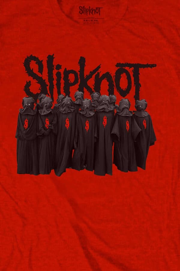 Slipknot T Shirt Choir Official Unisex Red