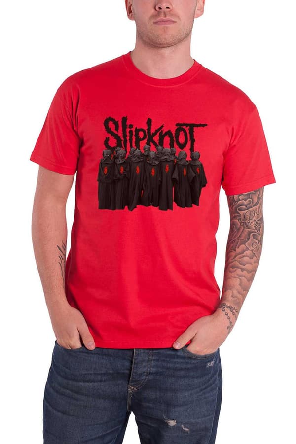 Slipknot T Shirt Choir Official Unisex Red
