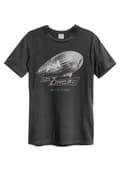 Miniatyrbild 3 av 4: Led Zeppelin T Shirt Dazed Confused Band Logo Official Amplified Unisex Charcoal