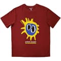 Miniatyrbild 3 av 4: Primal Scream T Shirt Screamadelica Band Logo Official Mens Red