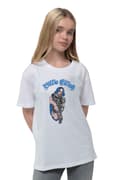 Miniatyrbild 1 av 4: Billie Eilish Kids T Shirt Bling Logo Official White (Ages 7-14 yrs)