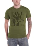 Miniatyrbild 1 av 4: System Of A Down T Shirt Intoxicated Band Logo Official Mens Military Green