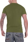 Miniatyrbild 2 av 4: Woodstock T Shirt Flag Logo Official Mens Military Green