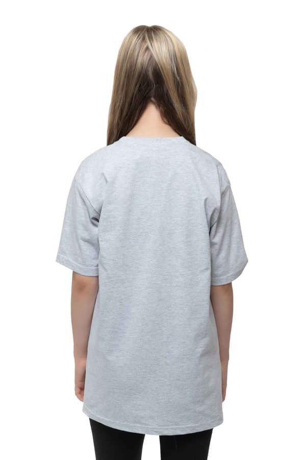 Nirvana Kids T Shirt Smile Band Logo Official Heather Grey (Ages 3-14 yrs)