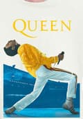 Miniatyrbild 2 av 4: Queen T Shirt Freddie Triangle Official Amplified Unisex Vintage White