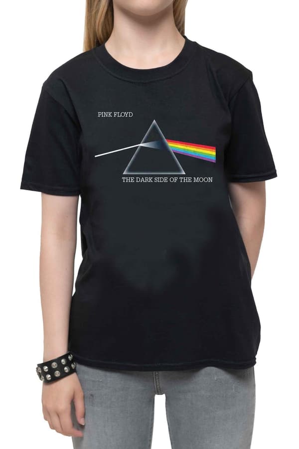 Pink Floyd Kids T Shirt Dark Side of the Moon Logo Official Ages 1-12 yrs