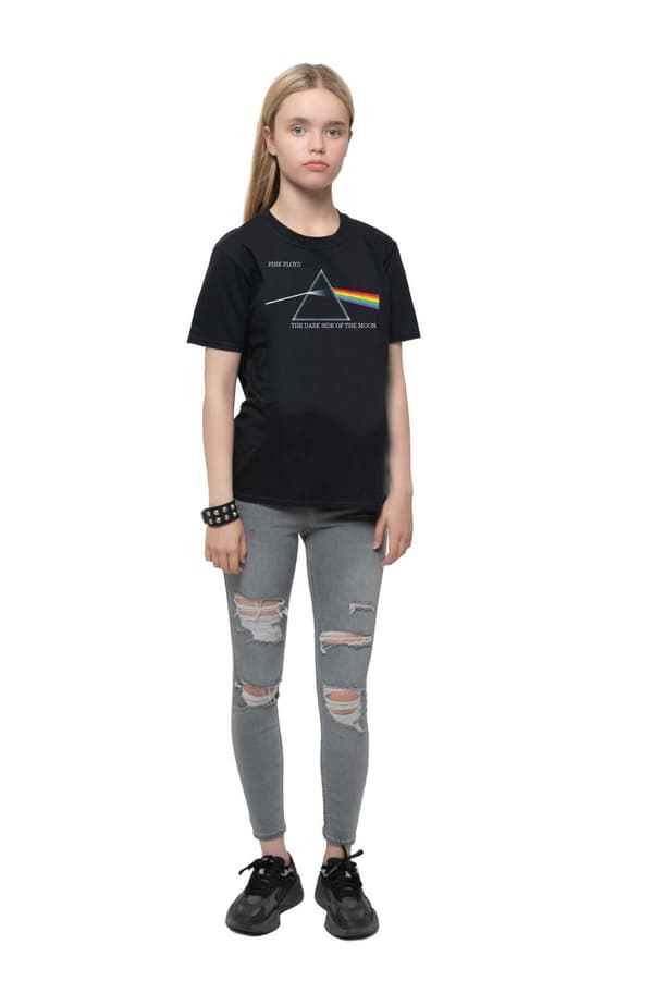 Pink Floyd Kids T Shirt Dark Side of the Moon Logo Official Ages 1-12 yrs