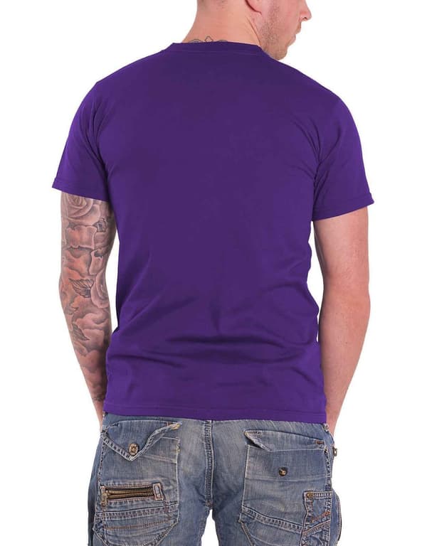Blink 182 T Shirt Six Arrow Smile Band Logo Official Unisex Purple