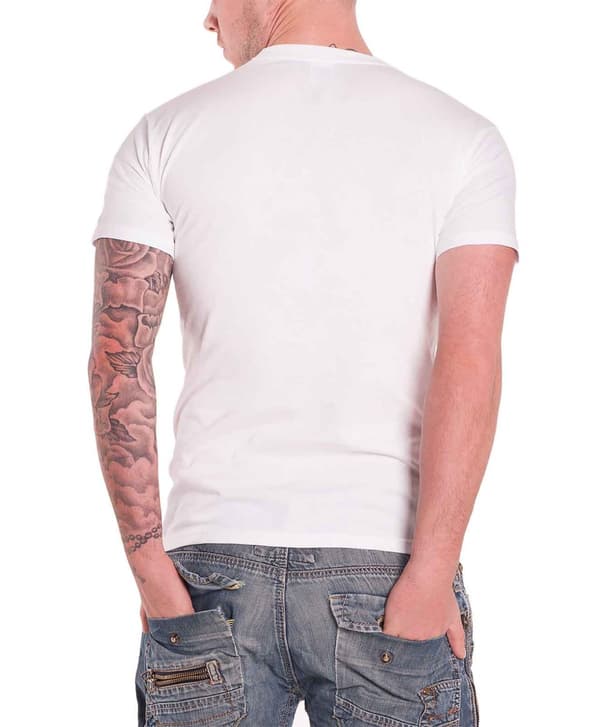 Biffy Clyro T Shirt White Hand Script Band Logo Official Mens White XL