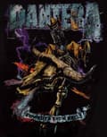 Miniatyrbild 3 av 4: Pantera T Shirt mens Vintage cowboys from hell album Official Black