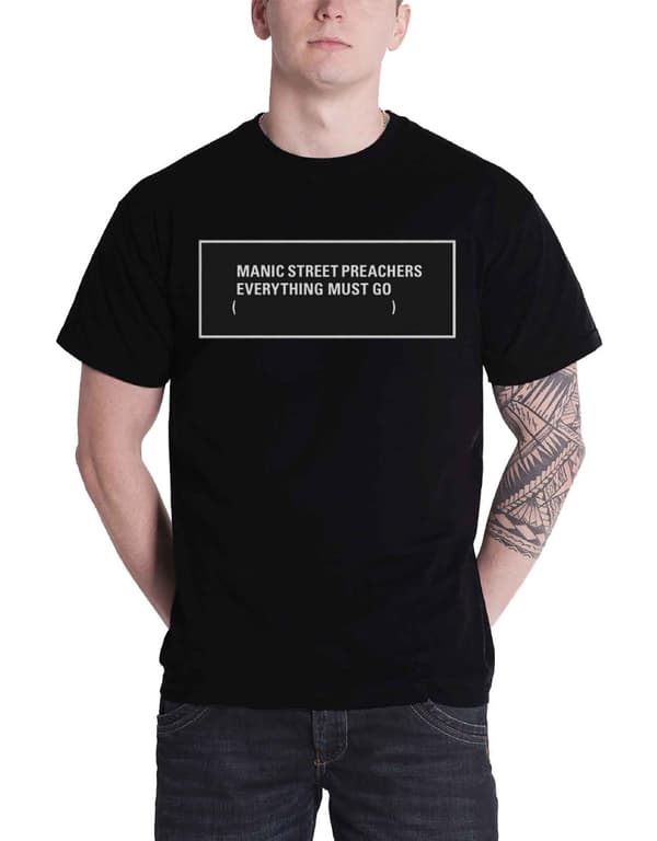 Manic Street Preachers T Shirt Everything Must Go Official Mens Black