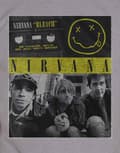 Miniatyrbild 3 av 4: Nirvana T Shirt Bleach Tape Photo band logo Official Mens Grey M
