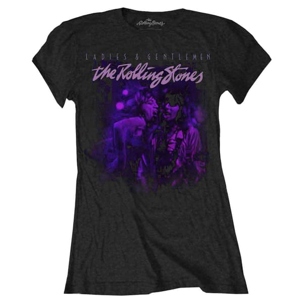 The Rolling Stones T Shirt Mick & Keith Together Official Womens skinny fit