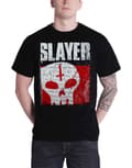 Miniatyrbild 1 av 4: Slayer T Shirt Undisputed Attitude Skull band logo Official Mens Black Shirt