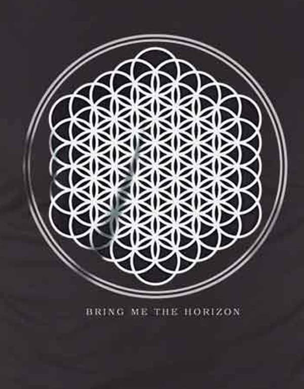 Bring Me The Horizon T Shirt Sempiternal Band Logo Official Mens Black