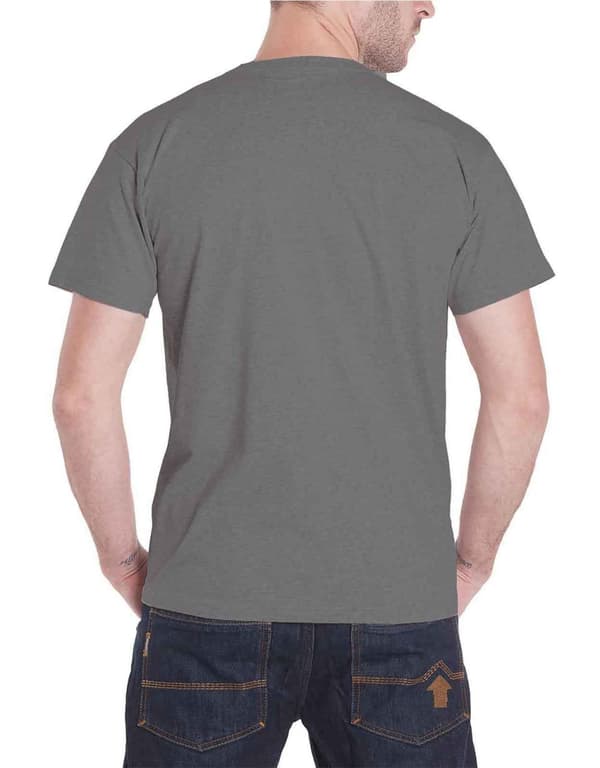 The Rolling Stones T Shirt Tongue and Stars Band Logo Official Mens Grey M