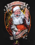 Miniatyrbild 3 av 4: Mastodon Mens Sweatshirt Black Hail Santa Christmas Holidays Logo Official
