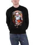 Miniatyrbild 1 av 4: Mastodon Mens Sweatshirt Black Hail Santa Christmas Holidays Logo Official