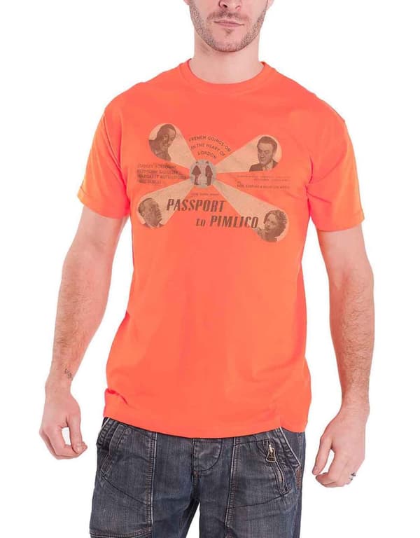 Studiocanal Passport To Pimlico vintage movie poster Official Mens T Shirt M