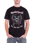 Miniatyrbild 1 av 4: Motorhead T Shirt Iron Fist Tour 1982 Warpig Band Logo Official Mens Black