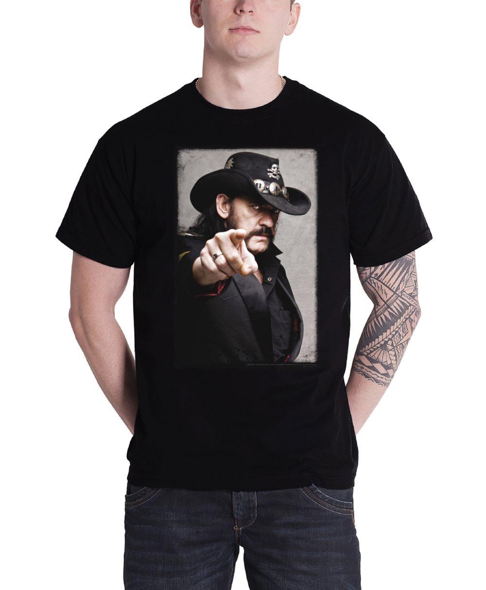Motorhead T Shirt Lemmy RIP Pointing portrait Photo Official Mens Black