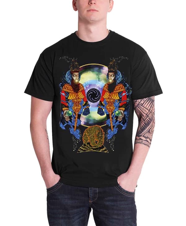 Mastodon T Shirt Crack the Skye Album Cover Band Logo Official Mens Black