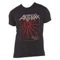 Miniatyrbild 4 av 4: Anthrax T Shirt Live In Japan 1987 band logo Official Mens Black