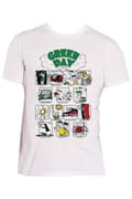 Miniatyrbild 3 av 4: Green Day T Shirt Dookie hall of fame band logo Official Mens White