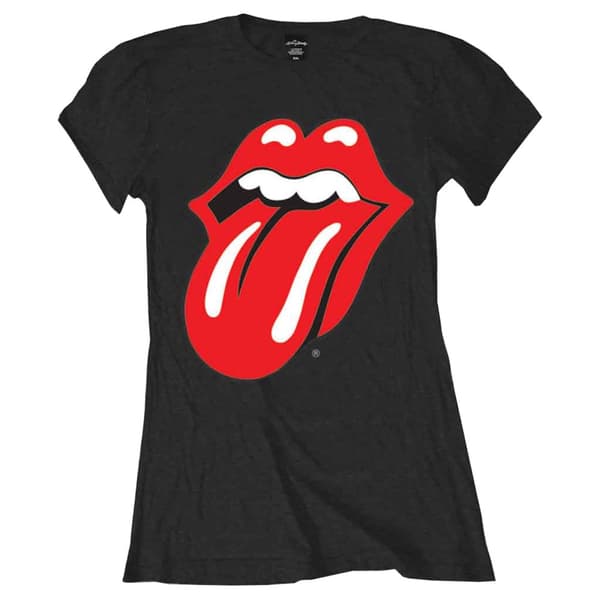 The Rolling Stones T Shirt Classic Tongue Band Logo Official Womens Skinny Fit