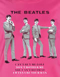 Miniatyrbild 2 av 3: The Beatles You Cant Do That Official Womens dark Pink Skinny Fit T Shirt
