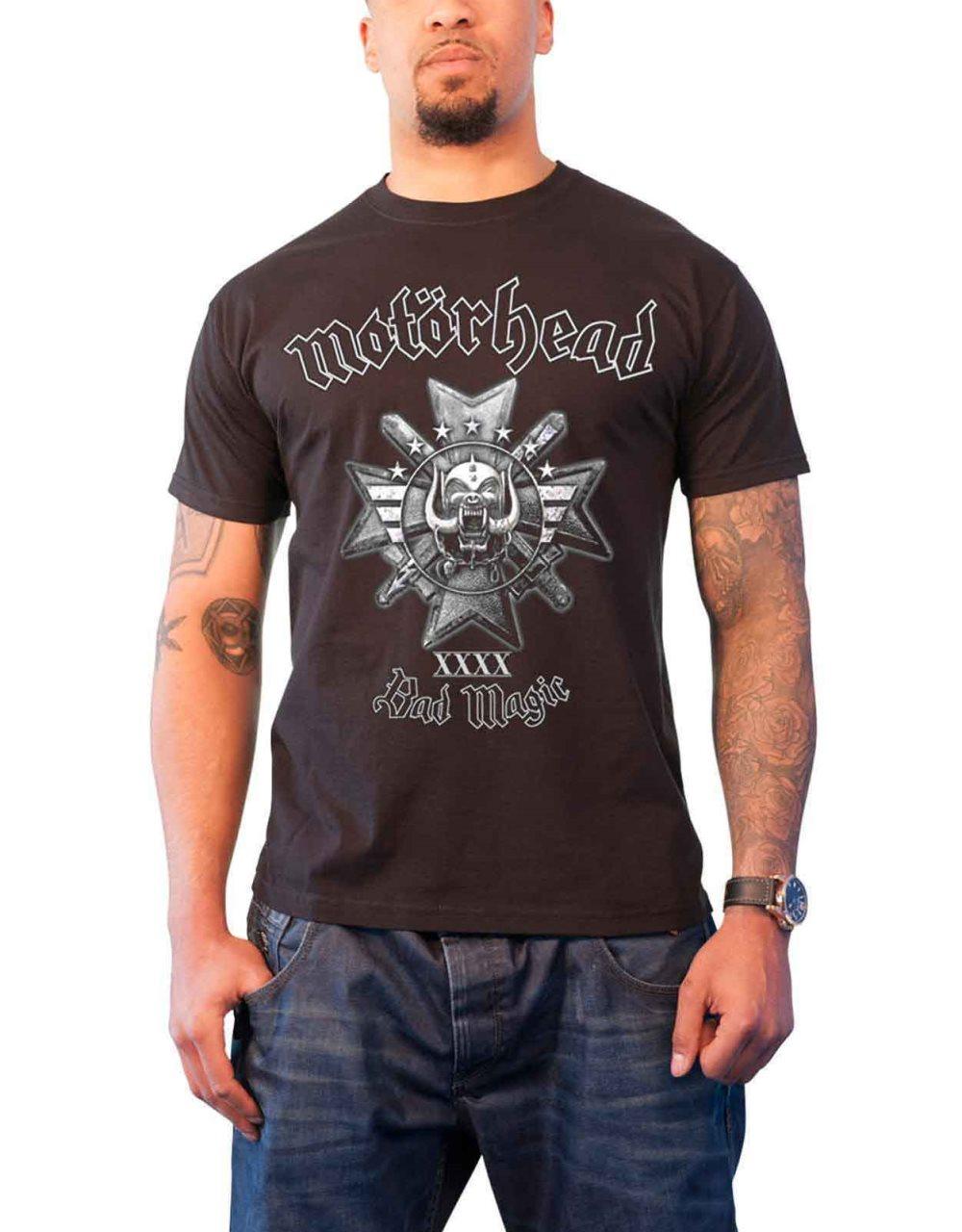 Motorhead T Shirt Bad Magic Warpig Classic Album Cover Official Mens Black