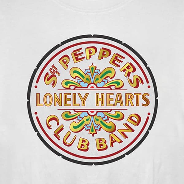 The Beatles T Shirt Sgt Pepper Drum Official Womens super Skinny Fit