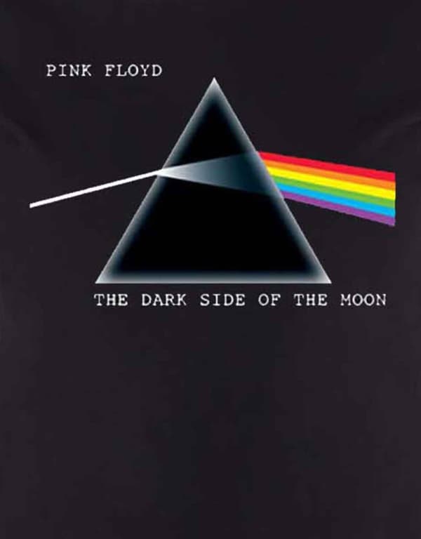 Pink Floyd T Shirt Dark Side of the Moon Official Womens Skinny Fit Black