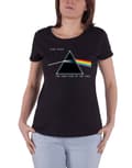 Miniatyrbild 1 av 3: Pink Floyd T Shirt Dark Side of the Moon Official Womens Skinny Fit Black
