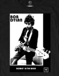 Miniatyrbild 2 av 3: Bob Dylan T Shirt Blowing in the Wind Official Womens Skinny Fit Black