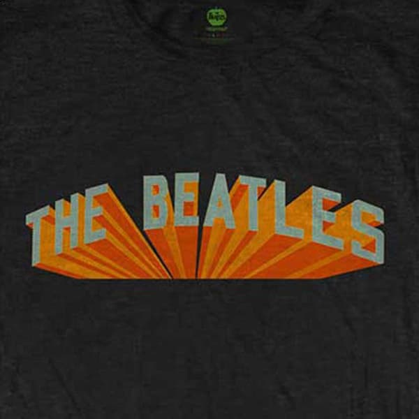 The Beatles T Shirt Live in Japan Band Logo Official Womens Skinny Fit Black