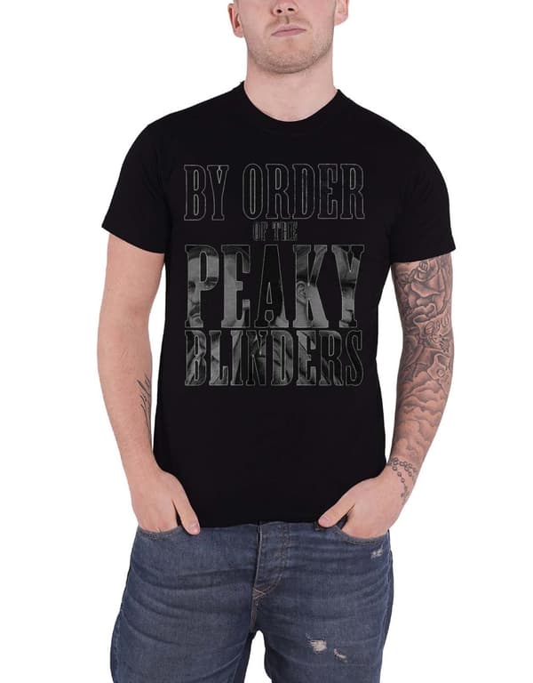 Peaky Blinders By Order Infill Logo T Shirt