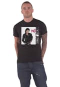Miniatyrbild 1 av 4: Michael Jackson T Shirt Bad Album Cover Logo Official Mens Black