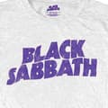 Miniatyrbild 2 av 3: Black Sabbath Wavy Vintage logo Skinny Fit T Shirt
