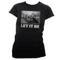 Miniatyrbild 4 av 4: The Beatles T Shirt Let It Be Studio Session Official Womens Skinny Fit Black