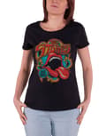 Miniatyrbild 1 av 6: The Rolling Stones T Shirt Retro 70s Vibe Official Womens Skinny Fit Black