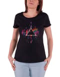 Miniatyrbild 1 av 2: Pink Floyd T Shirt Dark Side of the Moon Pink Splat Official Womens Skinny Fit